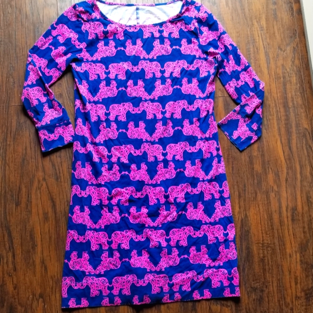 Lilly Pulitzer Blue and Pink Dress